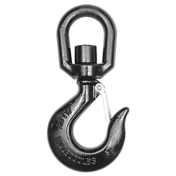 Dayton Slip Hook, Alloy Steel, G80,6000 lb. 1DNH9 Zoro