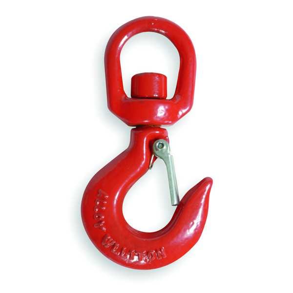 Dayton Slip Hook, Carbon Steel, Swivel, 10000 lb. 2YPE1