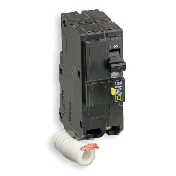 Square D Miniature Circuit Breaker, 25 A, 120/240V AC, 2 Pole, Plug In