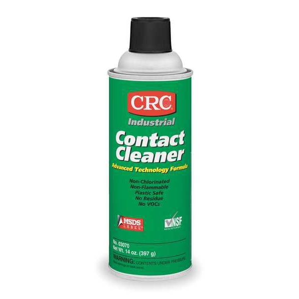 Crc CRC 14 oz. Aerosol Can, Contact Cleaner 03070 Zoro