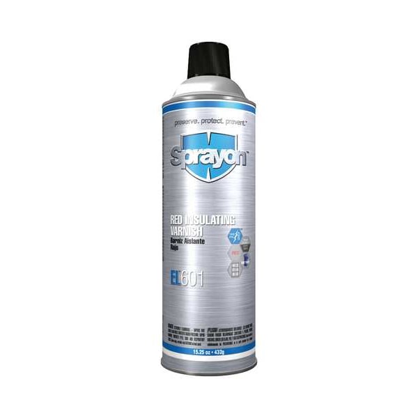 Sprayon Insulating Varnish, Red, Semi-Gloss, Aerosol, 15.25 oz SC0601000 - main