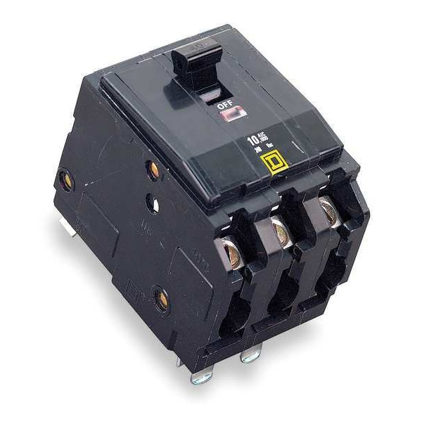 Square D Miniature Circuit Breaker, 25 A, 120/240V AC, 3 Pole, Plug In Mounting Style, QO Series QO325VH