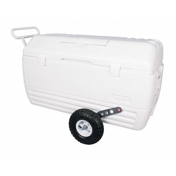 Igloo Wheeled Chest Cooler, 165 qt., White 44425 Zoro