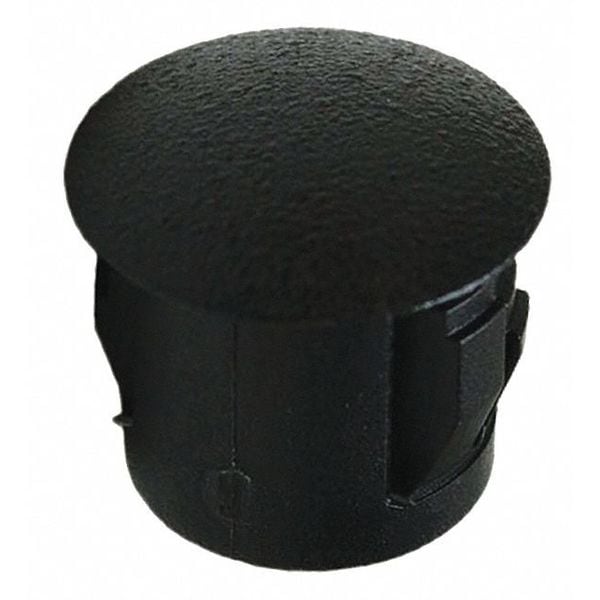 Zoro Select Hole Plug, Hole D 1/2 In, Blk, PK25 1ELV1 | Zoro
