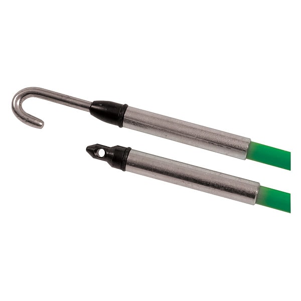 18 fish pole wire FTIHTRY 45FT Fiberglass Running Electrical Cable Glow Rods Wire Pulling, Rods Electrical Kit with 8 Different Attachments and Fish Tape Wire Puller Kit FP18 Fish Pole is designed specificallyfor pushing andpullingwires over longdistances IDEAL 8-ft Fiberglass Glow In