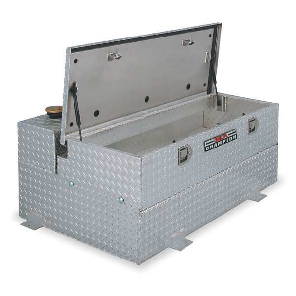 Crescent Jobox 74 Gallon LShaped Tank with Removable Chest Aluminum