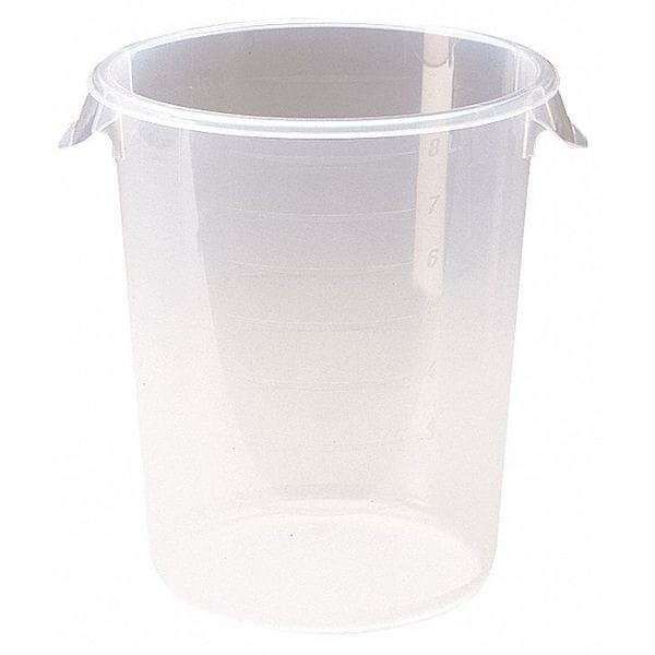 Rubbermaid Commercial Round Storage Container, 18 qt. FG572724CLR