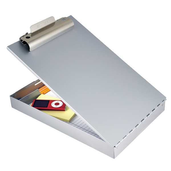 Saunders RediRite(TM) 8-1/2 x 14" Portable Storage Clipboard, Silver 11019