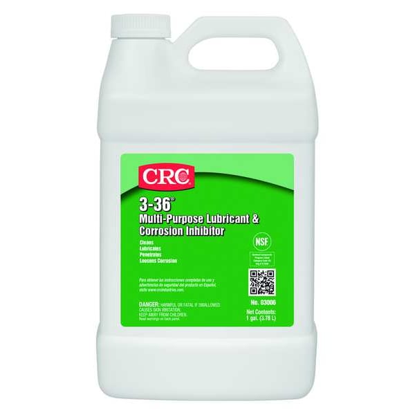 Crc MultiPurpose Lubricant and Corrosion Inhibitor, 336, 50 to 250