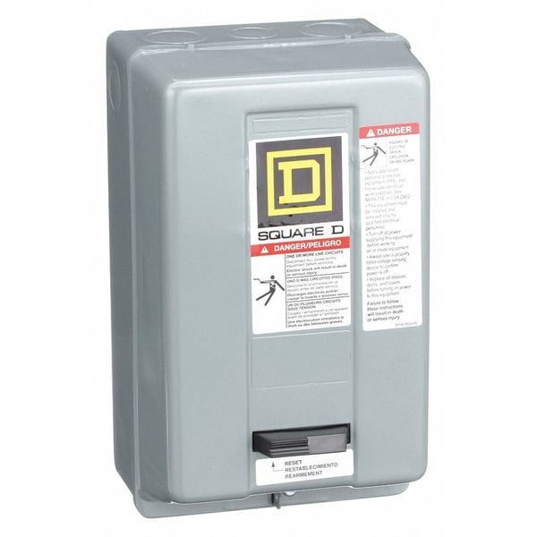 Square D Nonreversing Magnetic Motor Starter, 1 NEMA Rating