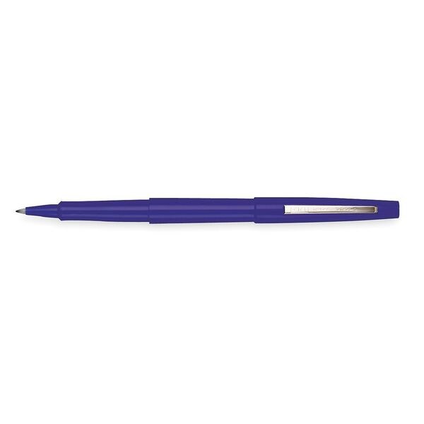 Paper Mate Porous Point Felt Tip Pen, Medium Blue PK12 2901252 Zoro