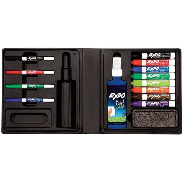 Bright Sticks Wet-Erase Fluorescent Marker Set, Bullet Tip, Assorted