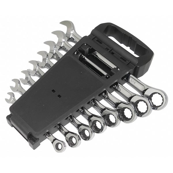 Westward Ratcheting Wrench Set, Combination 1LCC7 Zoro
