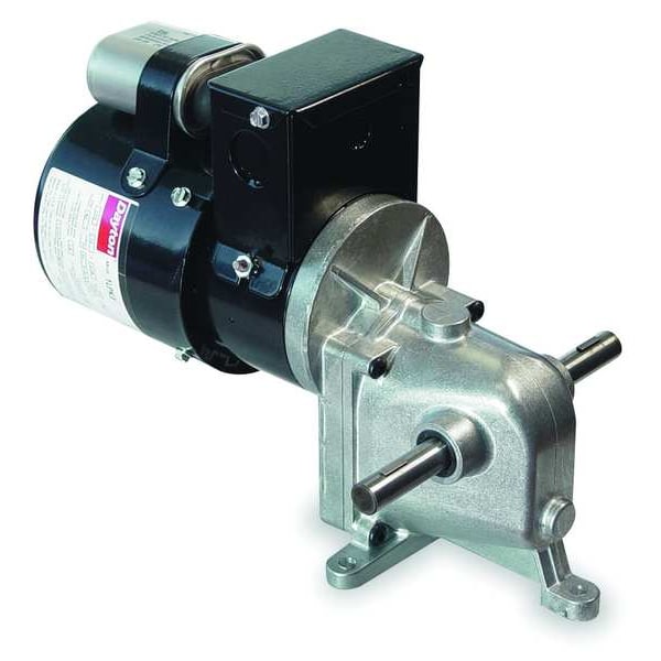 Dayton AC Gearmotor, 200.0 in-lb Max. Torque, 5.6 RPM Nameplate RPM, 115/230V AC Voltage, 1 Phase 1LPY9