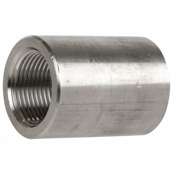 Zoro Select 2-1/2" FNPT SS Coupling 4307001172