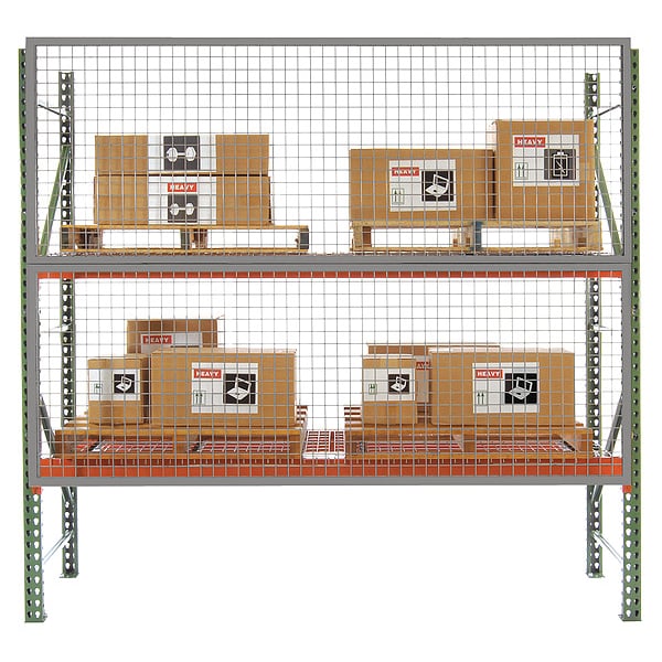 Husky Rack & Wire Pallet Rack Protector, 120W x 48In H RGW1004 Zoro