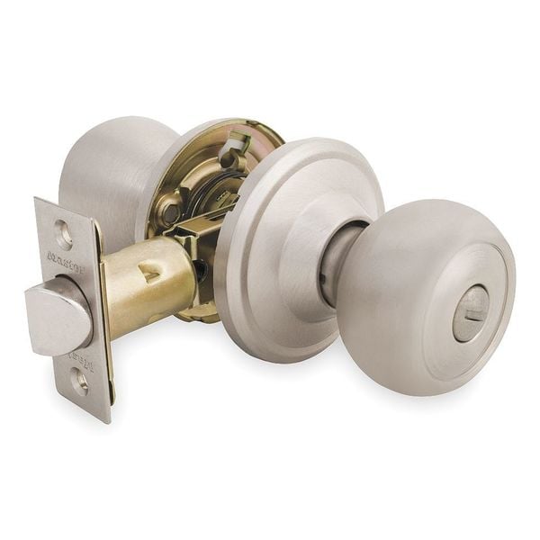 Master Lock Knob Lockset, Mechanical, Privacy, Grd. 3 CAC0315