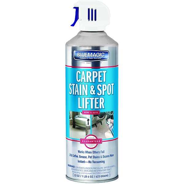 Blue Magic Carpet Spot Remover and Stain Lifter, Aerosol Can, 22 Oz 900