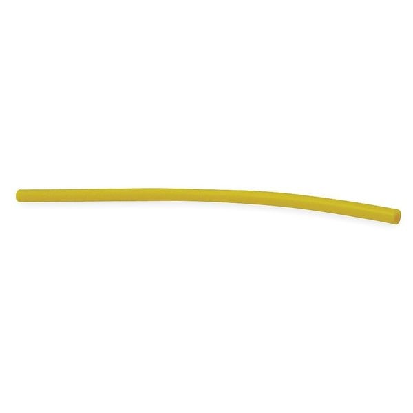 Zoro Select Tubing, Poly, 1/8 In, 240 PSI, 250 Ft, Yellow PU18BY
