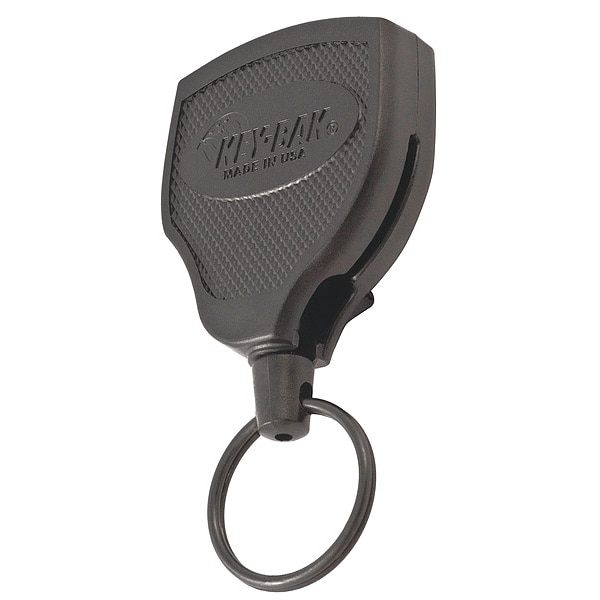 Zoro Select Key Reel, Black, Kevlar Cord, Matte Black 0S48