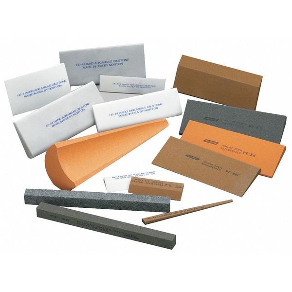 Norton Abrasives Sharp Slip File, Rd Edge, A/O, Org/Brn, Med 61463687165