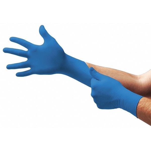 Ansell Disposable Nitrile Gloves with Textured Fingertips, Nitrile