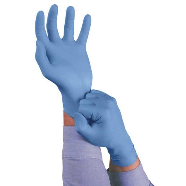 Ansell TouchNTuff Disposable Nitrile Gloves, Food Grade, Powdered