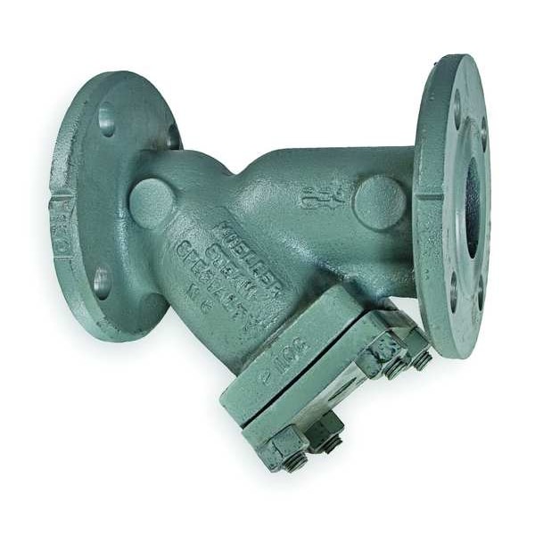 Mueller Steam Specialty 2-1/2", Flanged, Cast Stainless Steel, Y Strainer 21/2 782 SS-N flanged ends