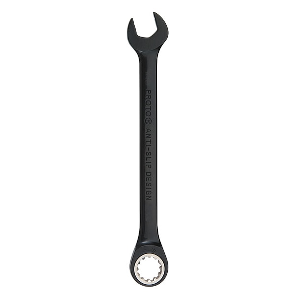 Proto Black Chrome Combo Non-Reversible Ratcheting Wrench 1/2"-Spline JSCR16