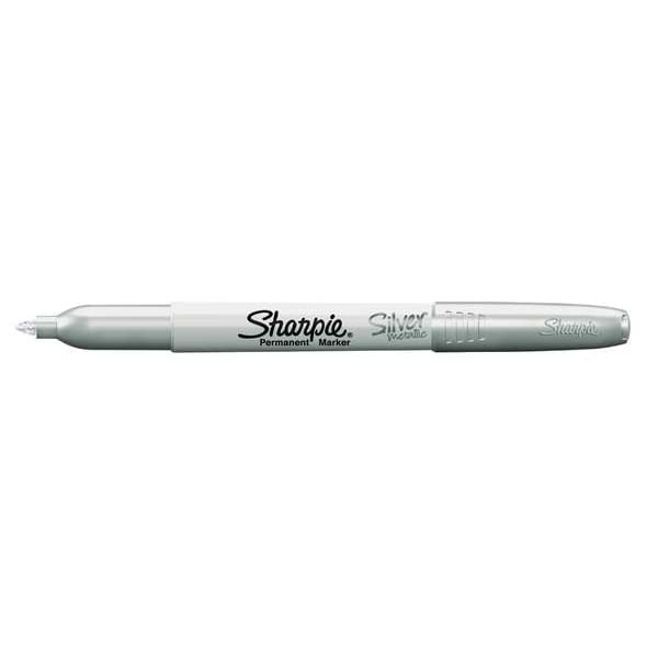 Sharpie Permanent Marker, Fine Point, Assorted Metallic Colors - 3 markers