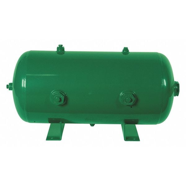 Speedaire Air Tank, Stationary, 175 PSI, 10 Gal, Horiz 1TZY9