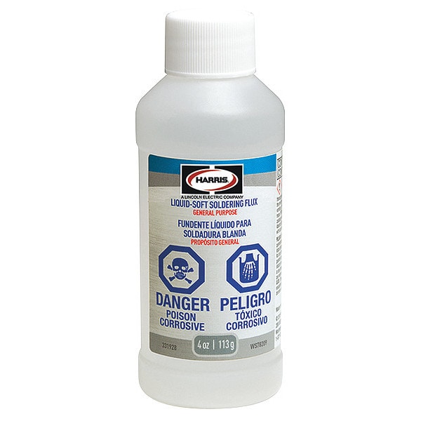 Harris Solder Flux, 4 Oz, 200-850 F 331928 | Zoro