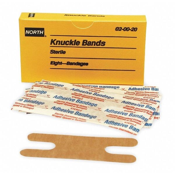 Honeywell North Knuckle Bandage, Beige, Cloth, PK8 020020
