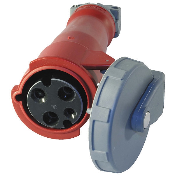 Hubbell IEC Pin and Sleeve Connector, 60A, 480V HBL360C7W Zoro