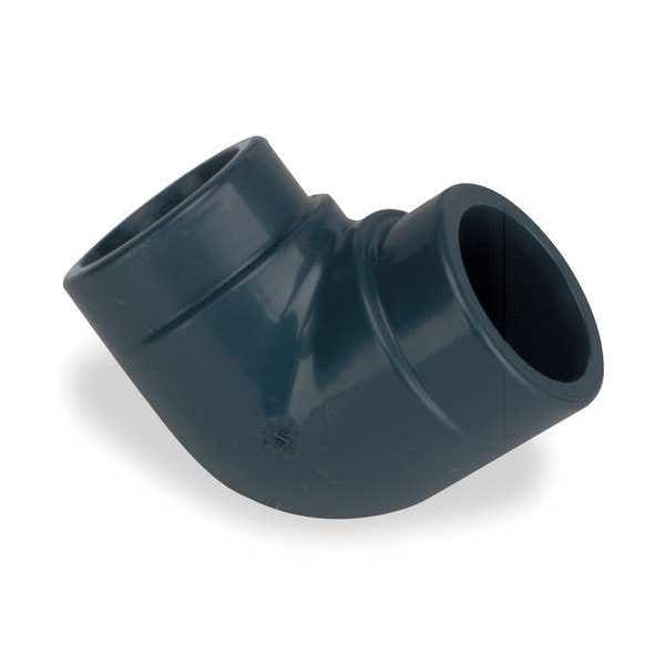 Zoro Select CPVC Elbow, 90 Degrees, Schedule 80, 4" Pipe Size, FNPT x FNPT 9808-040