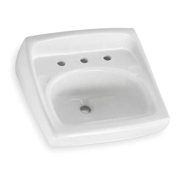 American Standard Bathroom Sink, 181/4 In. W, 121/8 In. H 0356015.020