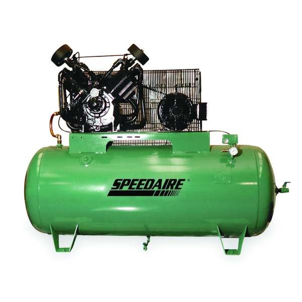 Speedaire Electric Air Compressor, 2 Stage, 34.8 cfm 1WD88
