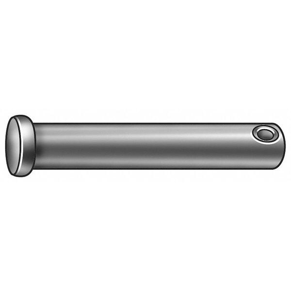 5/8 Inch X 5 Inch Zinc Plated Steel L-Shaped Pin, 3.5 Inch Usable Length