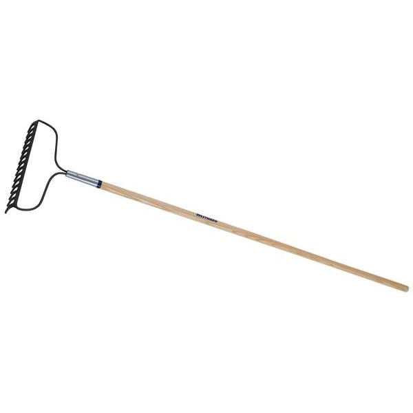 Westward 16tine Bow Rake with 60"L Wood Handle 1WG36 Zoro