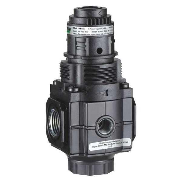 Speedaire Air Regulator, 3/8 In. NPT, 70 cfm, 300 psi 1WH33 Zoro