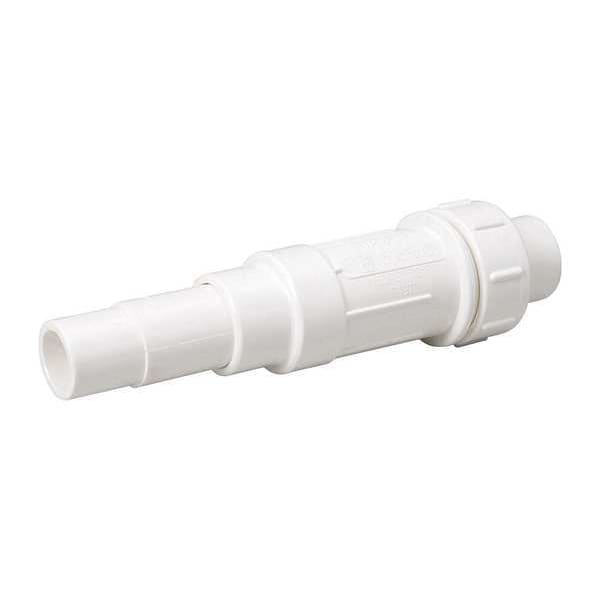 Zoro Select PVC EZ Span Repair Coupling, Solvent x Solvent