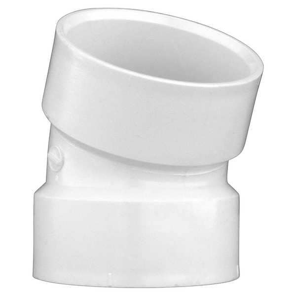 Charlotte Pipe 4in X 4in PVC DWV 221/2 Degree Elbow, 52 OFF