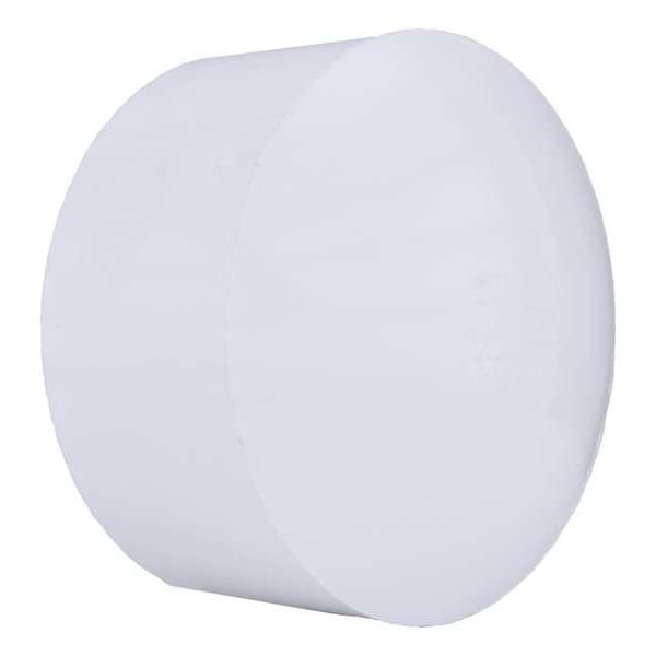 Zoro Select PVC Socket Cap, Hub, 6 in Pipe Size 1WKV7 - main