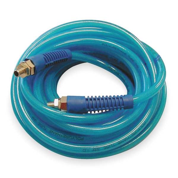 Atp 1/2" x 25 ft Braided Polyurethane Hose 210 psi BL PBH1225CB4* Zoro