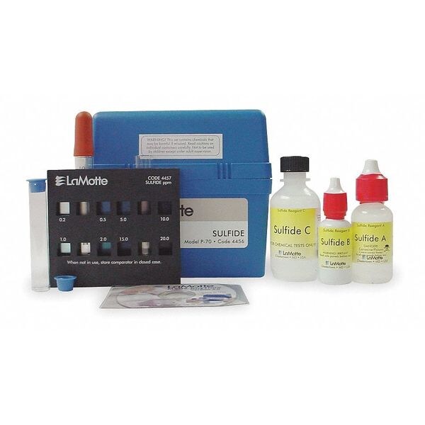 3M Water Analysis Kit, Sulfide Test P70 Zoro