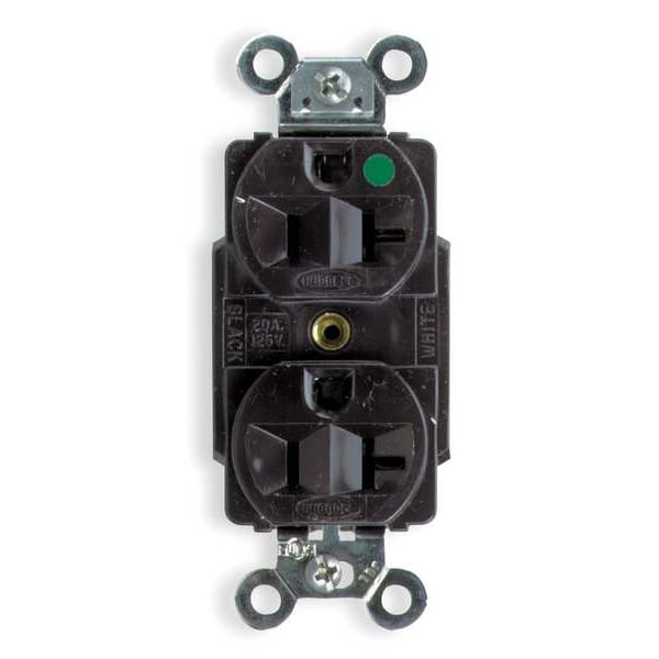 Hubbell Wiring Device-Kellems Straight Blade Receptacle, 5-20R, 20