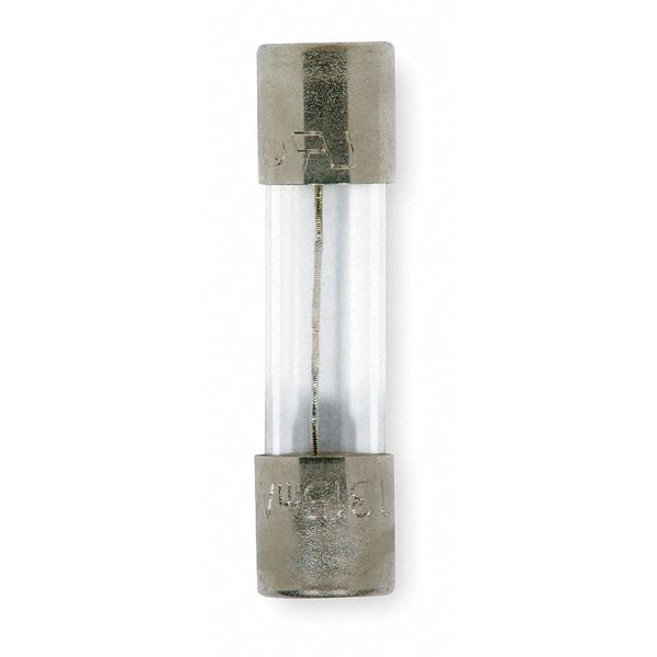 Eaton Bussmann Fuse, Time Delay, 500mA, S506 Series, 250V AC, Not Rated, 20mm L x 5mm dia S506-500-R