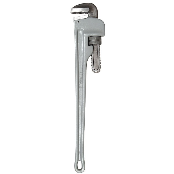 Westward 36 in L 5 in Cap. Aluminum Straight Pipe Wrench 1XJZ2