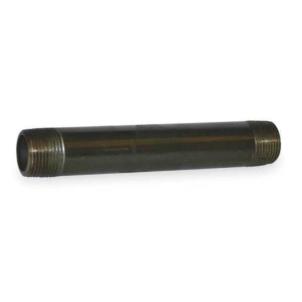 Zoro Select 1" x 4" Black Pipe Nipple Sch 80 40606