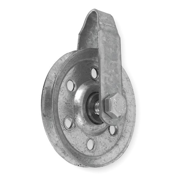 Zoro Select Cable Pulley, Steel, L 3 In 1XND5